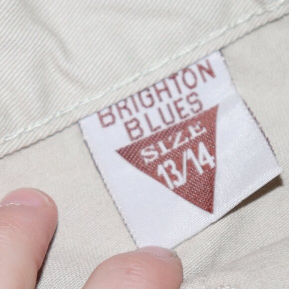 🏖️ Brighton Blues Khaki Shorts – Juniors 13/14 Classic Fit | Soft Cotton | - Picture 4 of 6